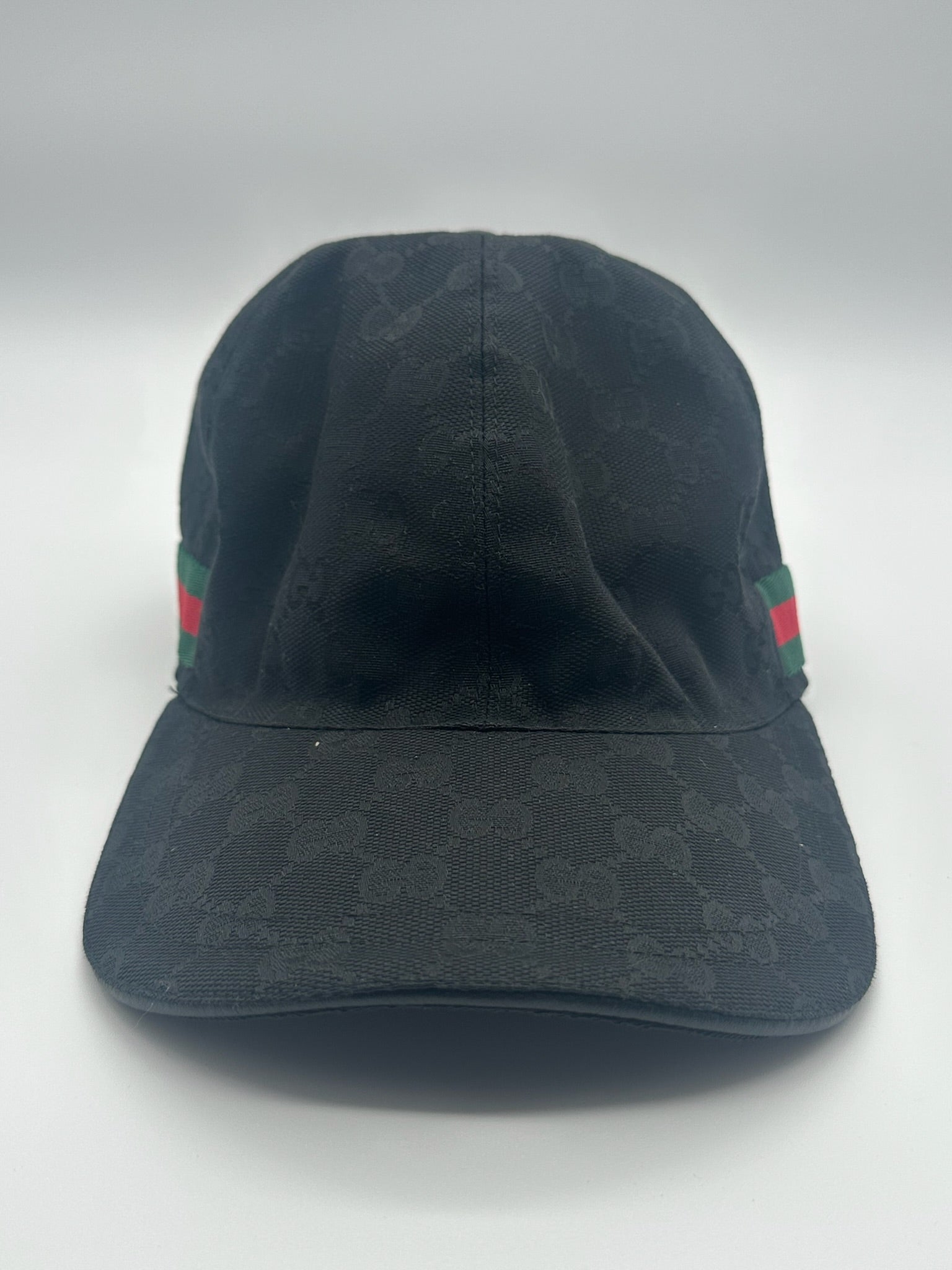 Gucci Cappello da baseball in tela GG Supreme nera