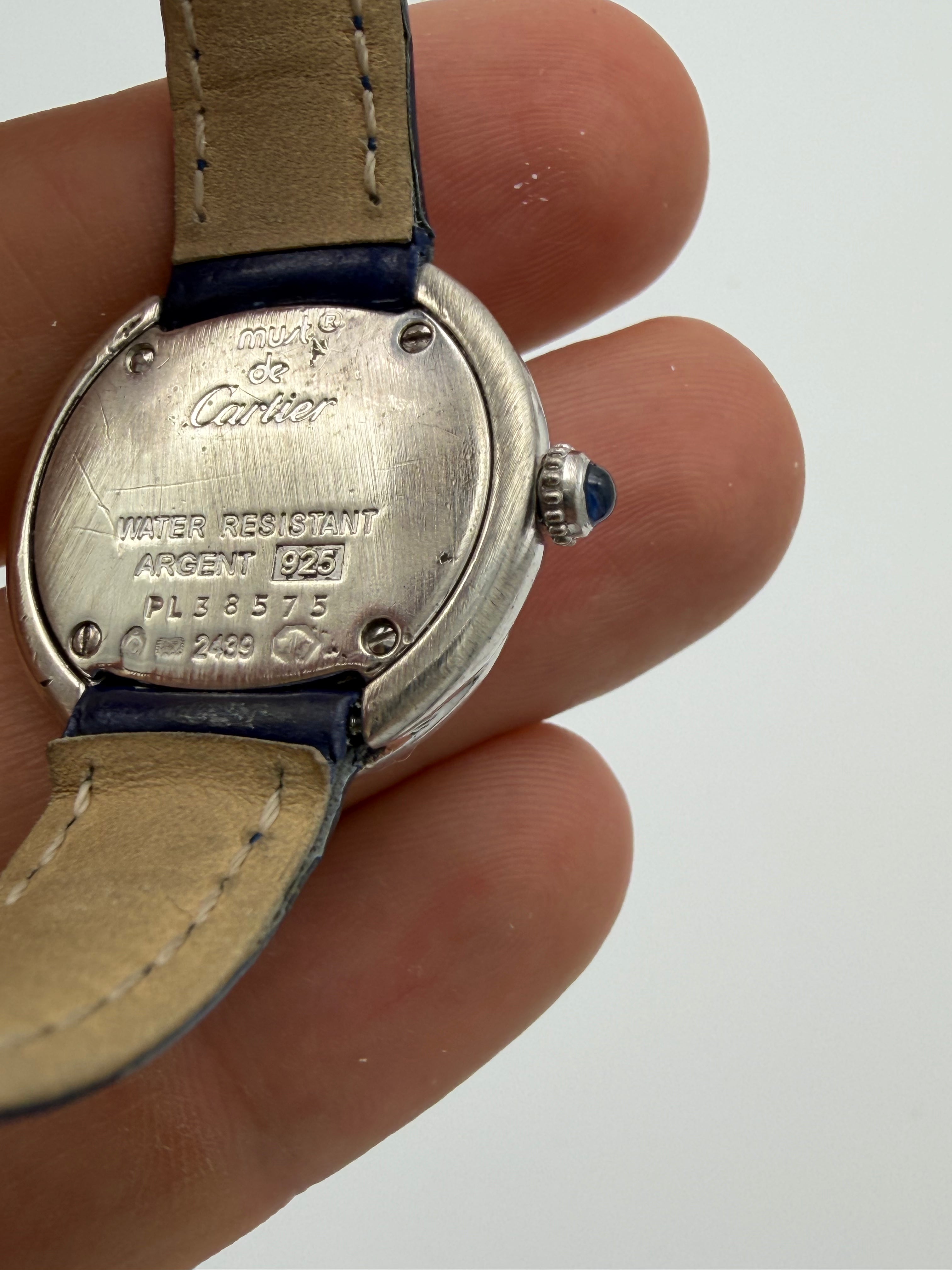 Cartier "Trinity" from the Must de Cartier collection – Ref. 2439 – 925 Silver – Full Set