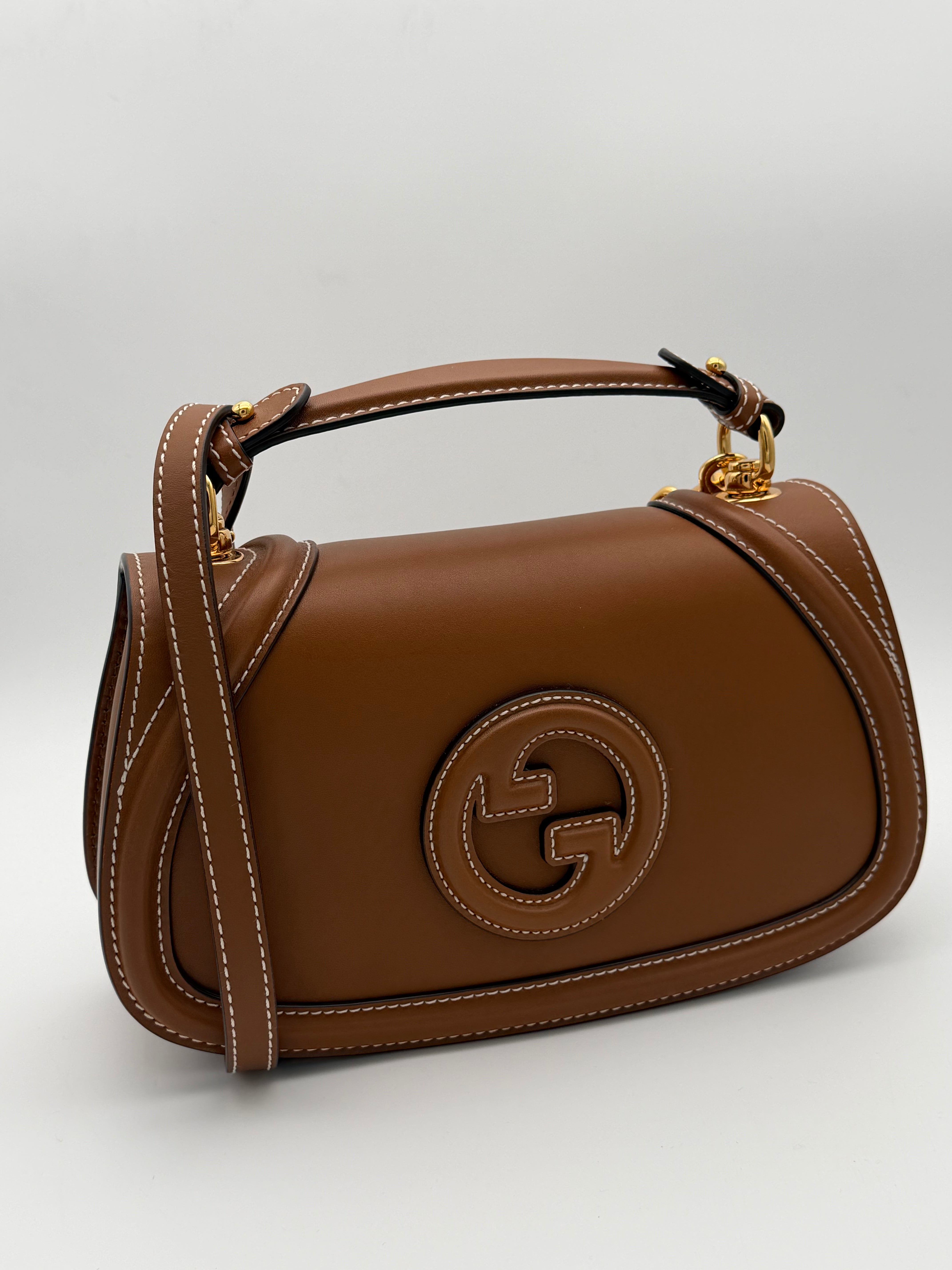 Gucci Blondie misura media in pelle marrone - SGER S.r.l.