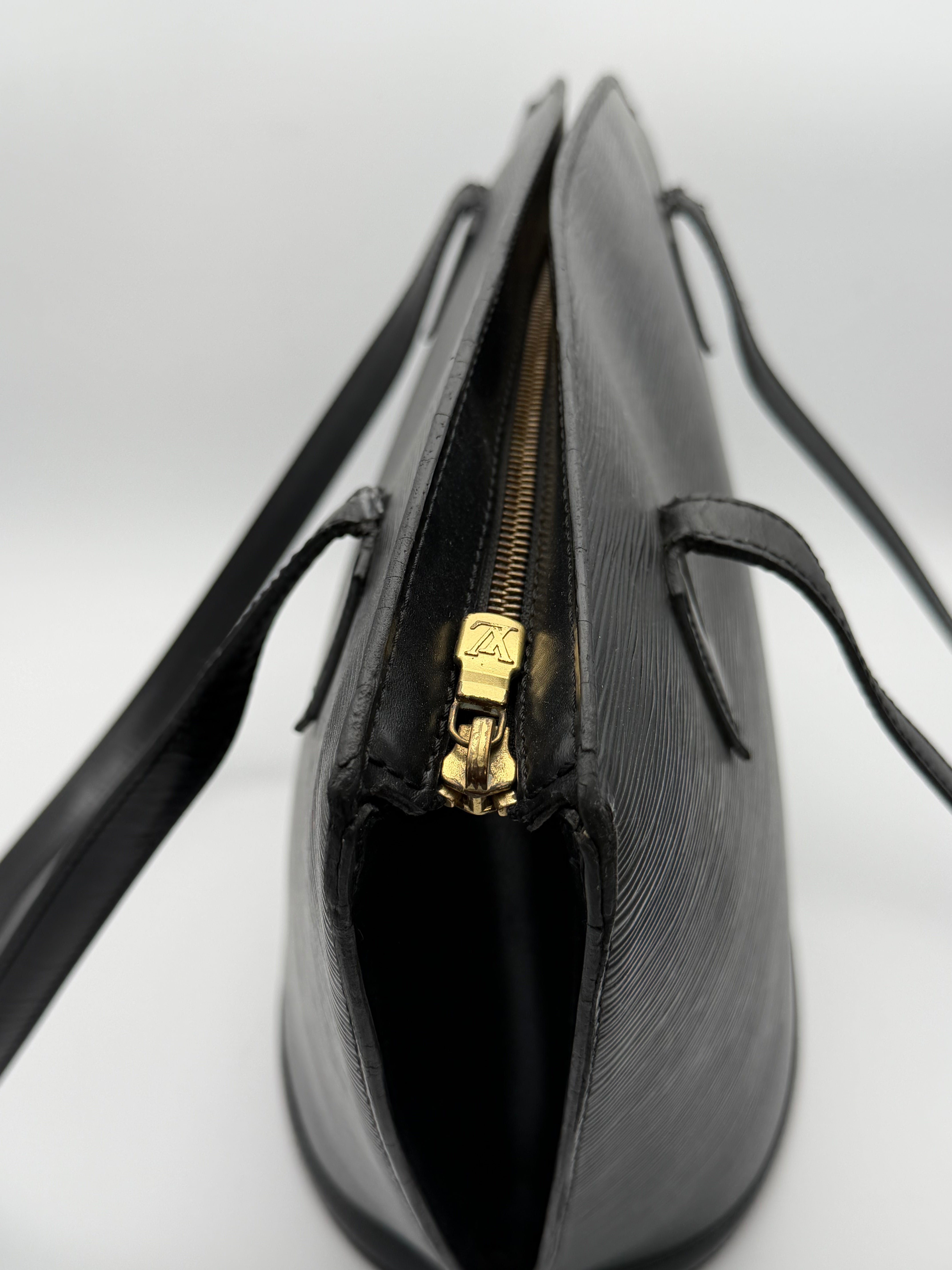 Louis Vuitton Black Epi Leather Saint Jacques Bag