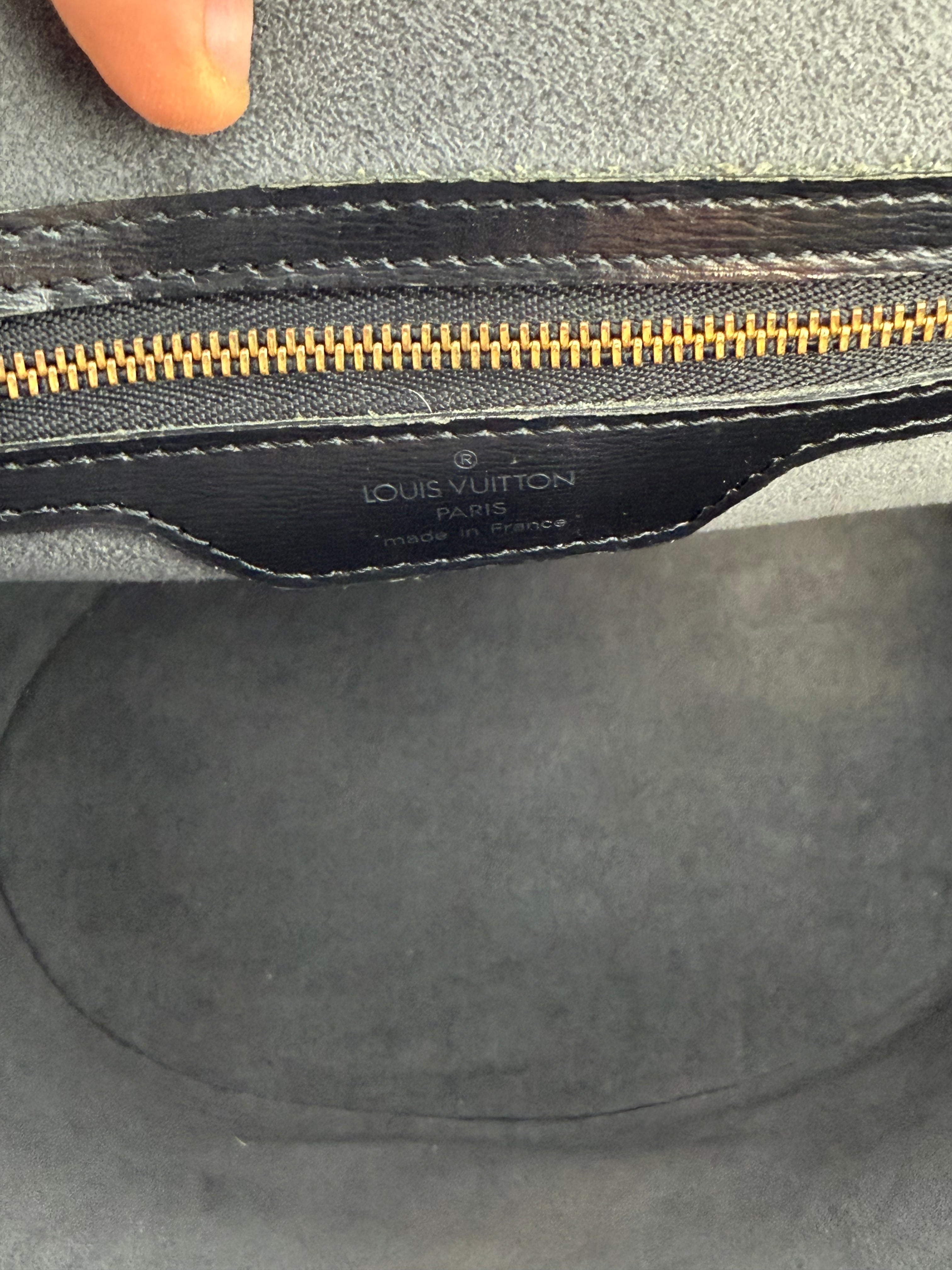 Louis Vuitton Black Epi Leather Saint Jacques Bag