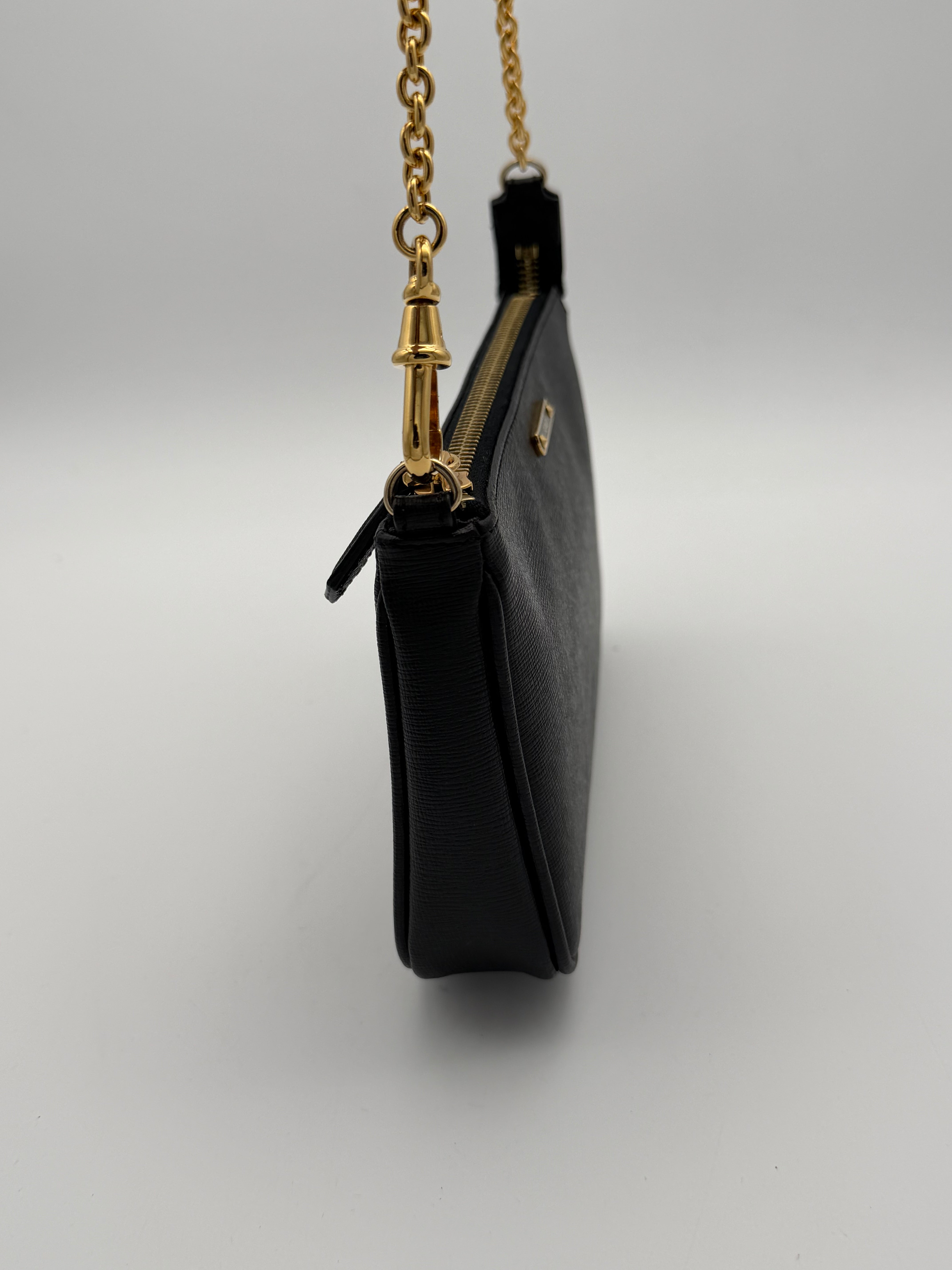 Fendi Elite black calfskin clutch from the 2013/2014 "Crayons" collection