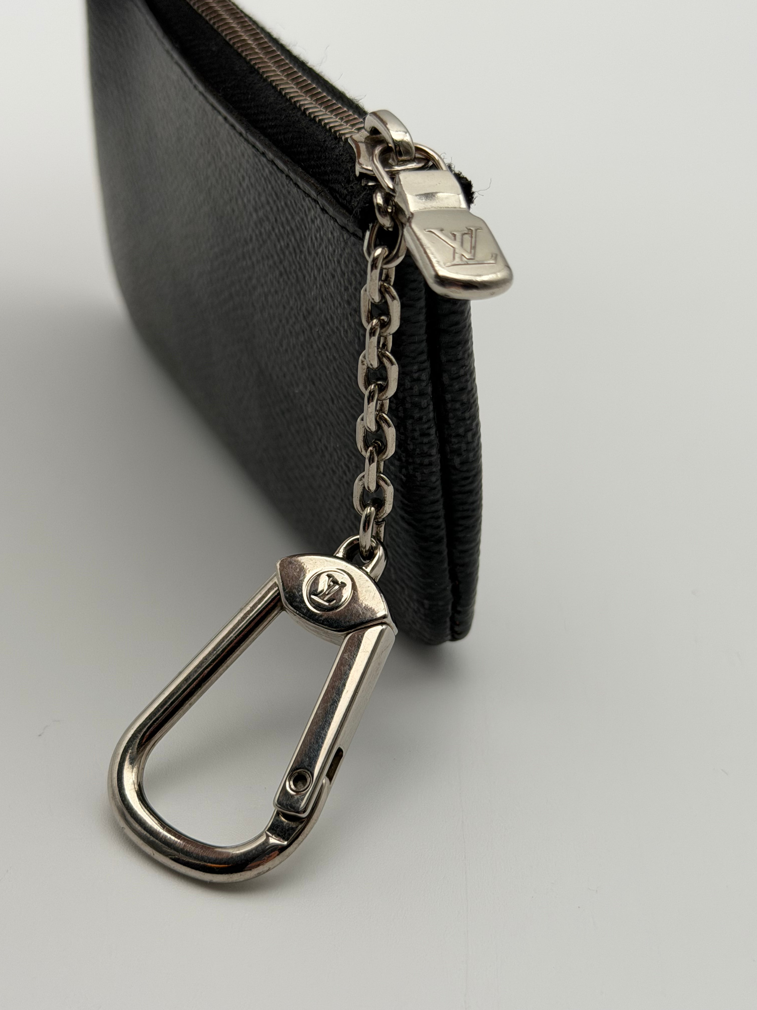 Louis Vuitton Pochette Cles in canvas Damier Graphite