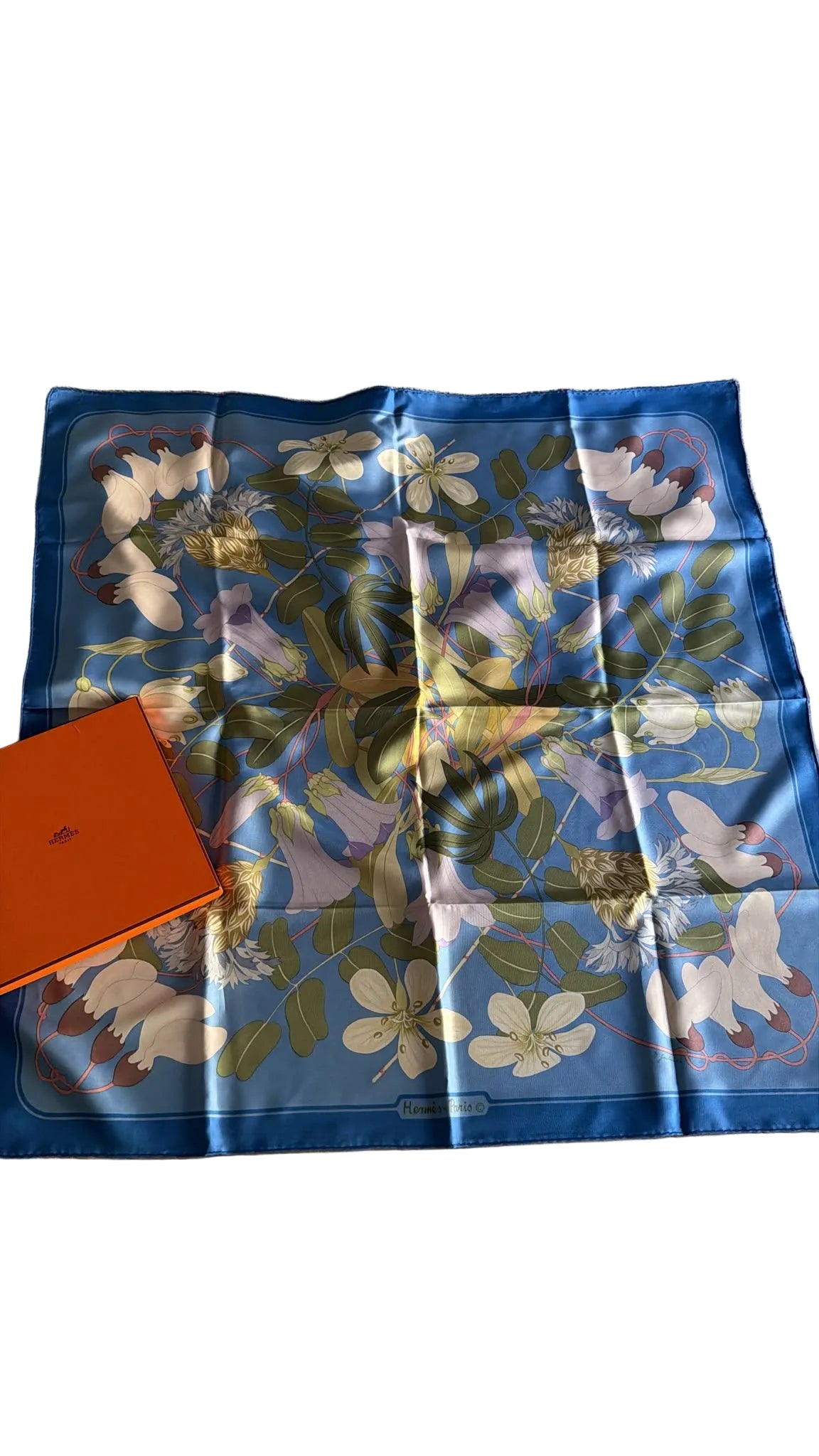 CARRE HERMES FLOREALE VINTAGE