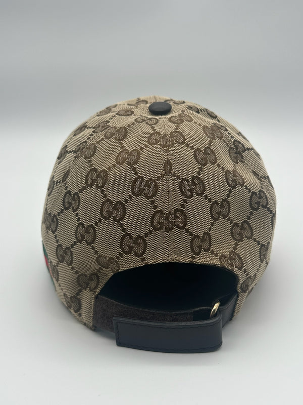 GUCCI CAPPELLO DA BASEBALL GG WEB ORIGINAL