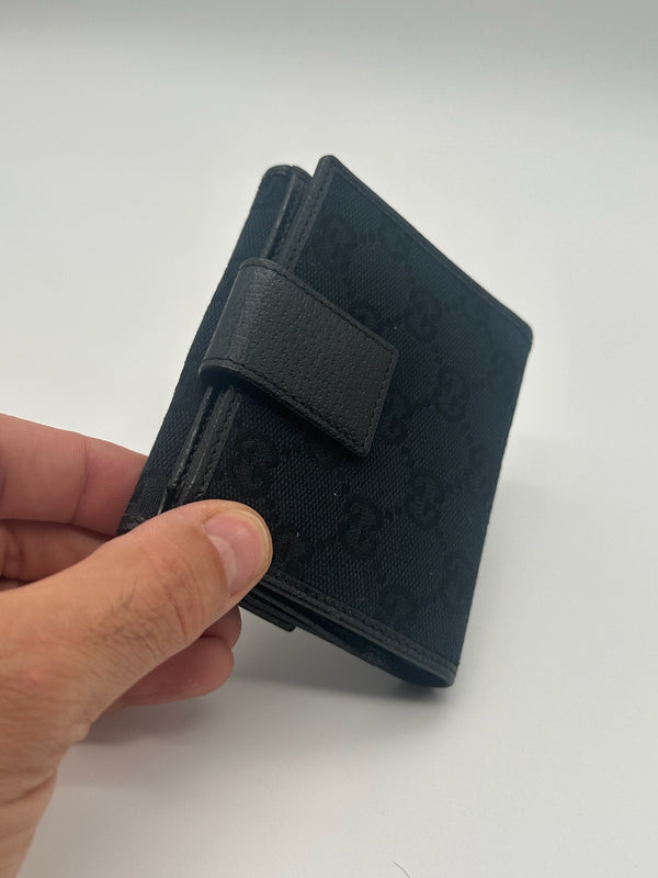 GUCCI PORTAFOGLIO COMPATTO NERO