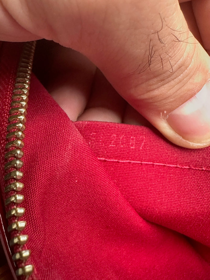 LOUIS VUITTON ROSEWOOD VERNIS ROSSA