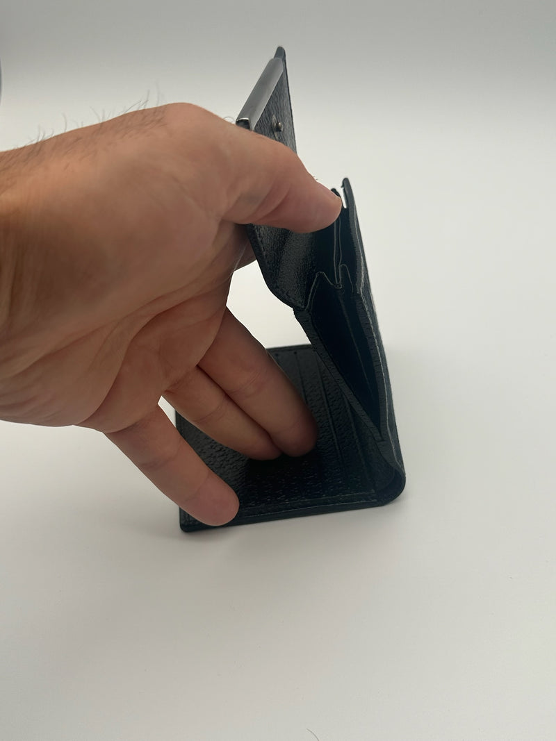 GUCCI PORTAFOGLIO COMPATTO NERO