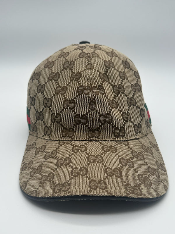 GUCCI CAPPELLO DA BASEBALL GG WEB ORIGINAL