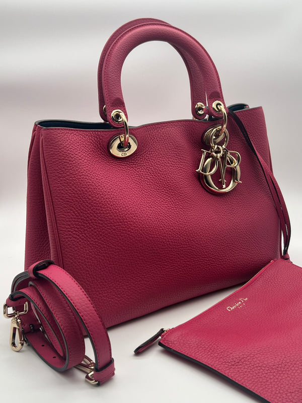 LADY DIOR IN PELLE PINK