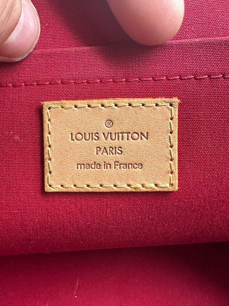 LOUIS VUITTON ROSEWOOD VERNIS ROSSA