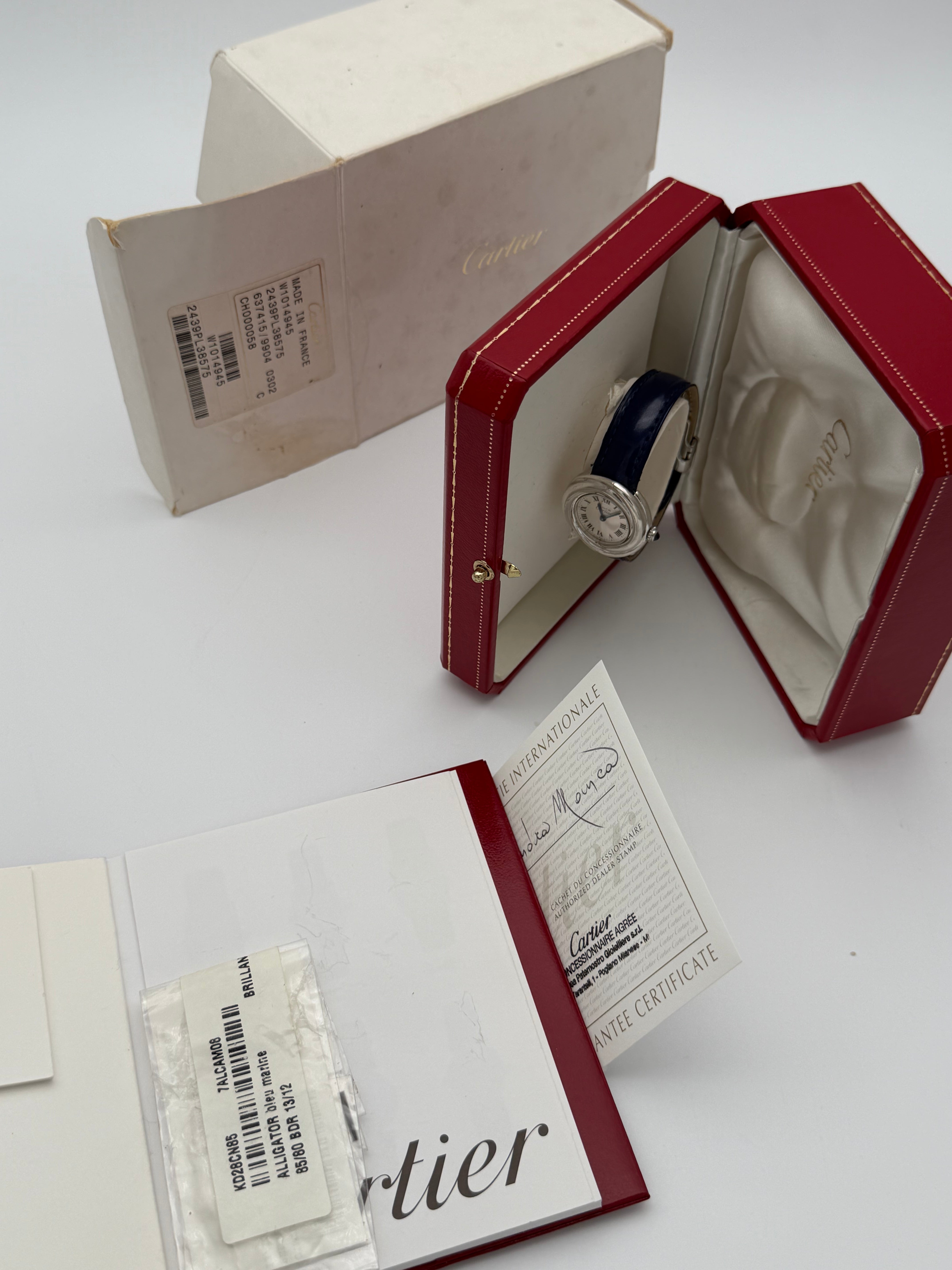 Cartier "Trinity" from the Must de Cartier collection – Ref. 2439 – 925 Silver – Full Set