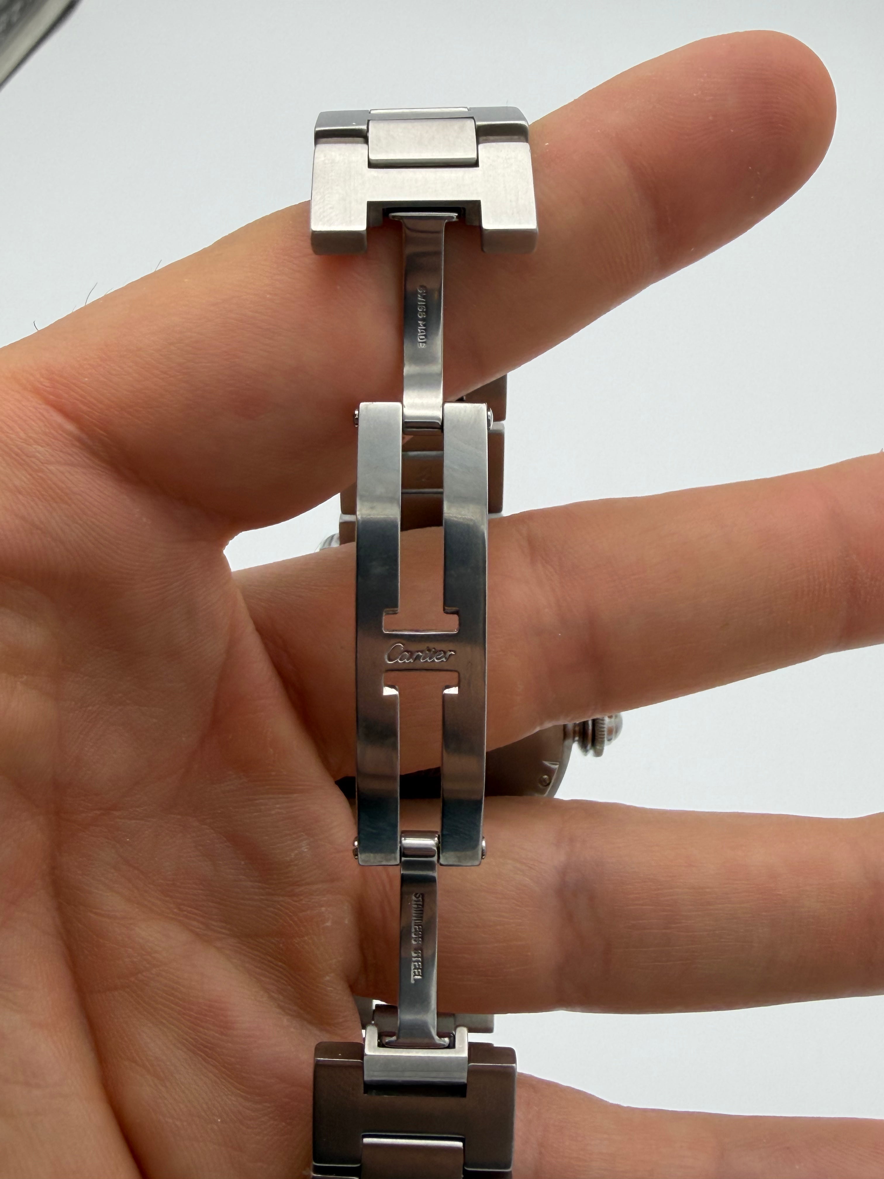 Cartier "Trinity" from the Must de Cartier collection – Ref. 2439 – 925 Silver – Full Set