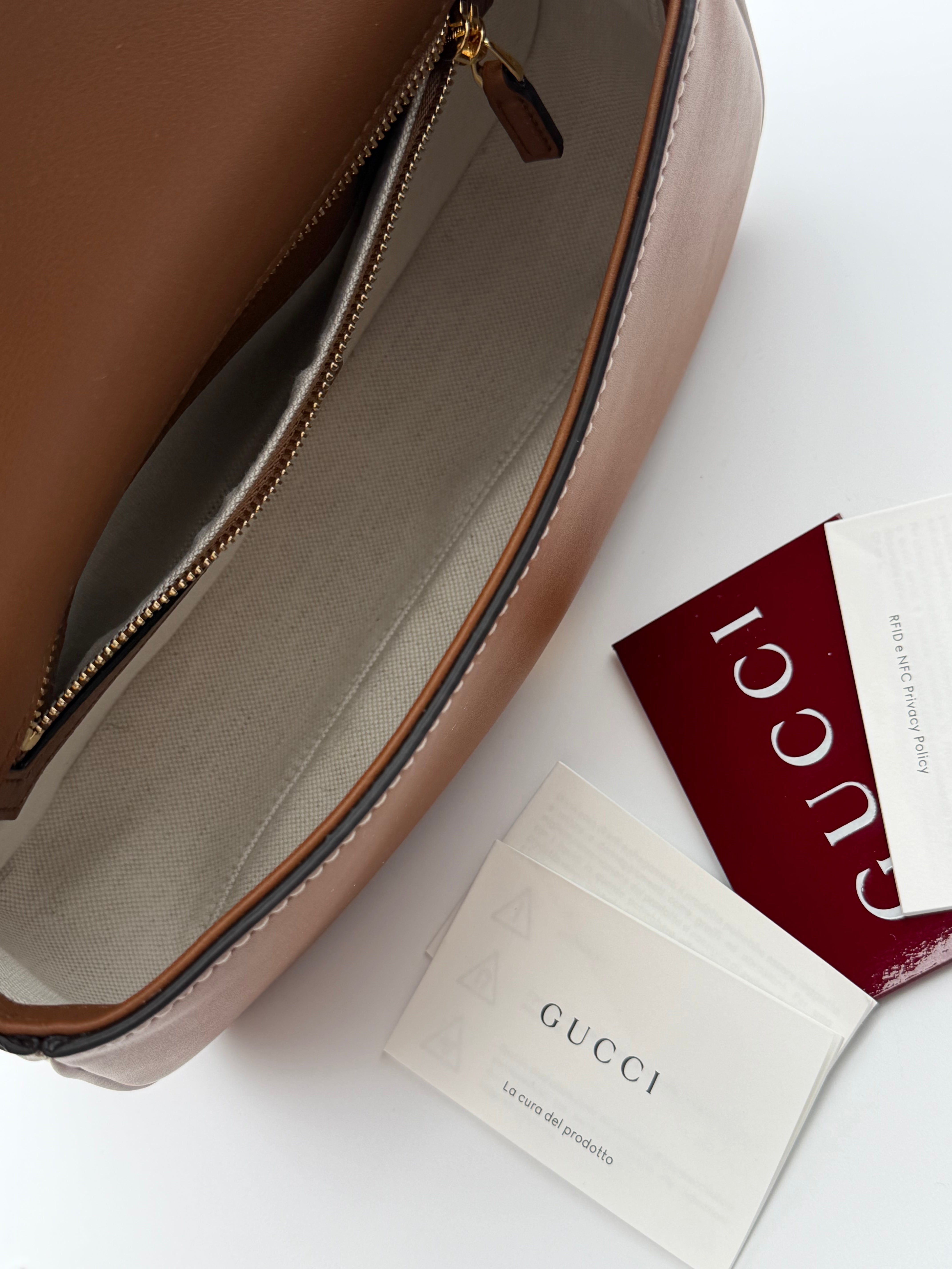 Gucci Blondie misura media in pelle marrone - SGER S.r.l.