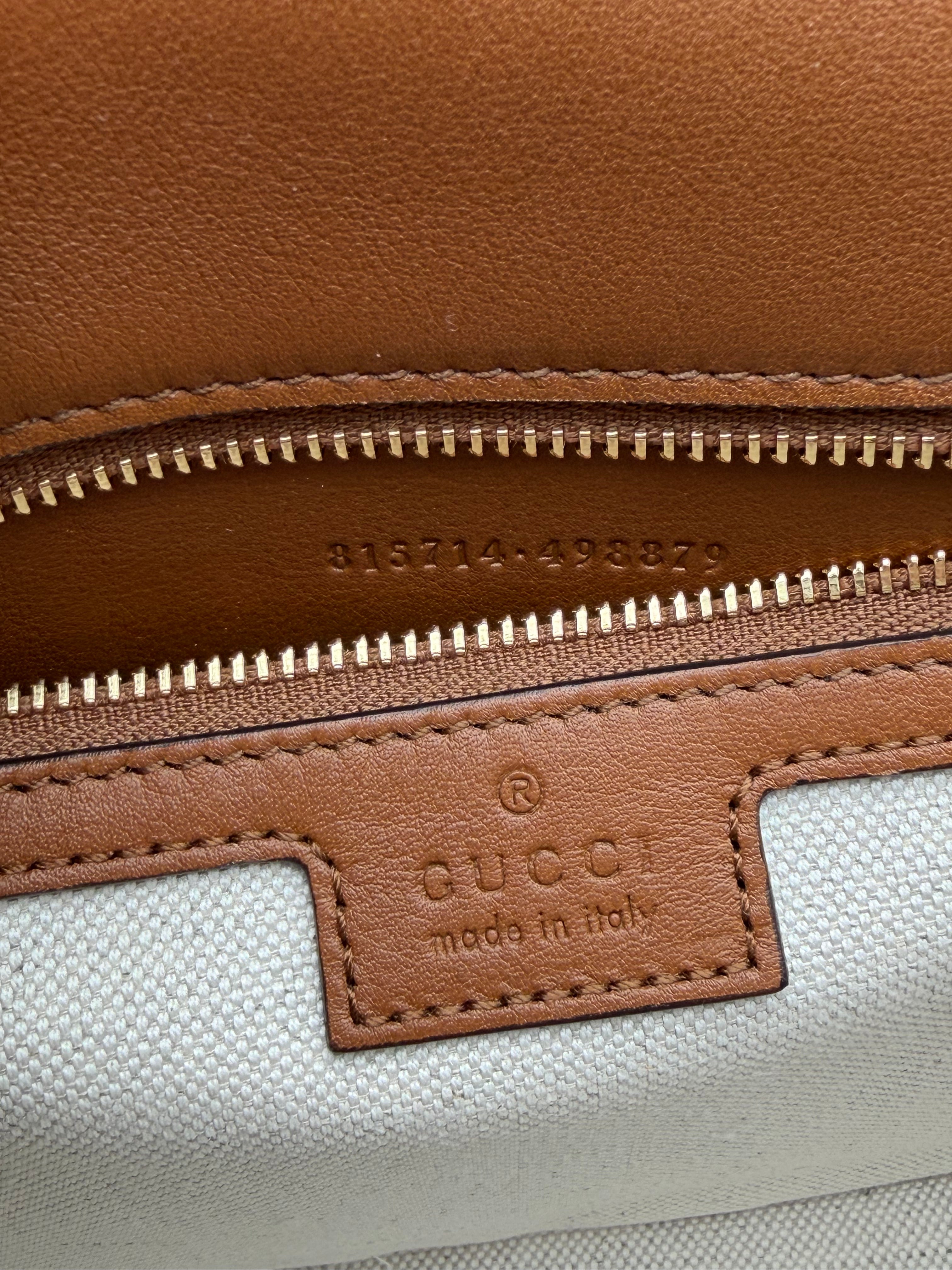 Gucci Blondie misura media in pelle marrone - SGER S.r.l.
