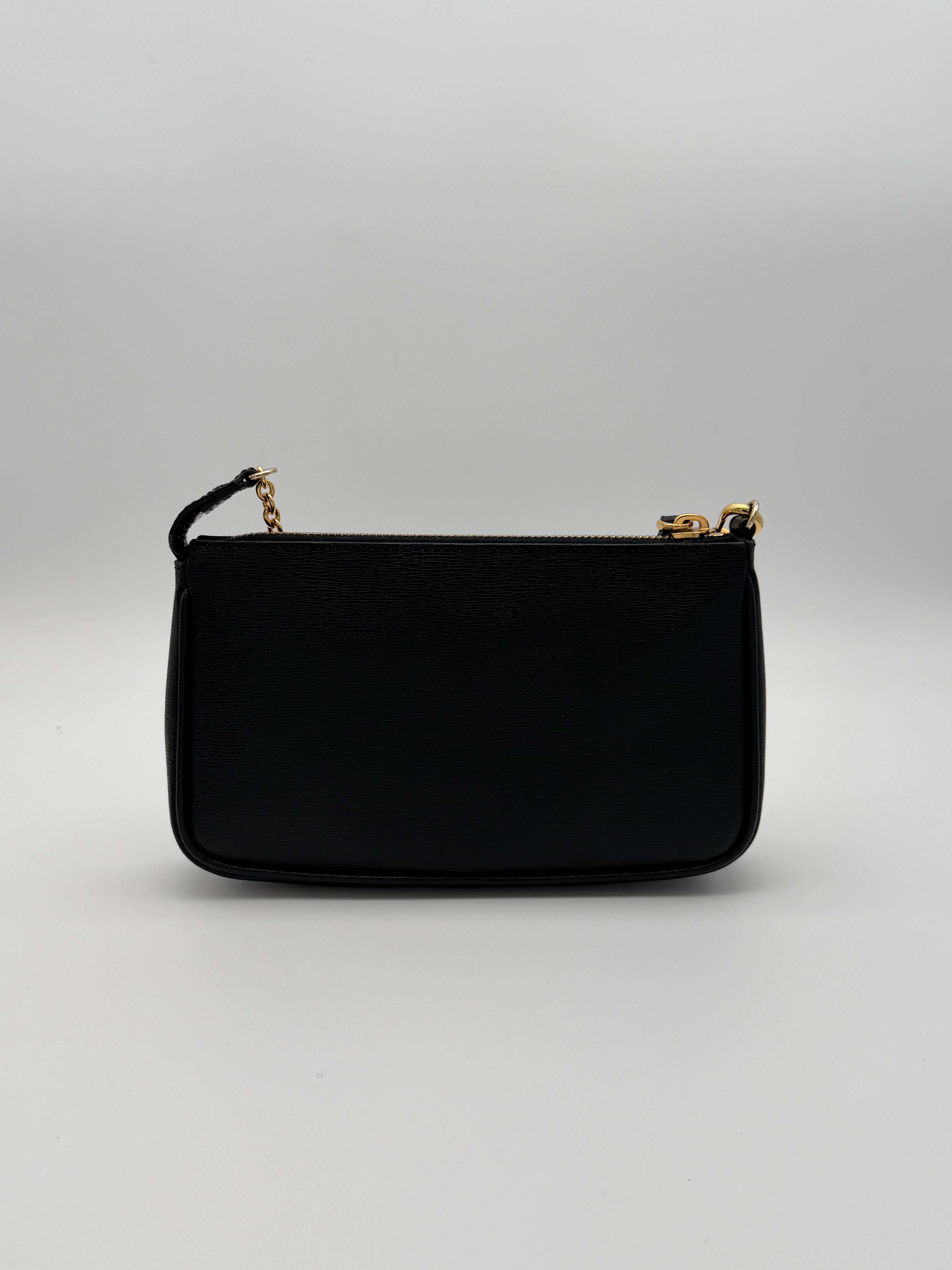 Fendi Elite black calfskin clutch from the 2013/2014 "Crayons" collection
