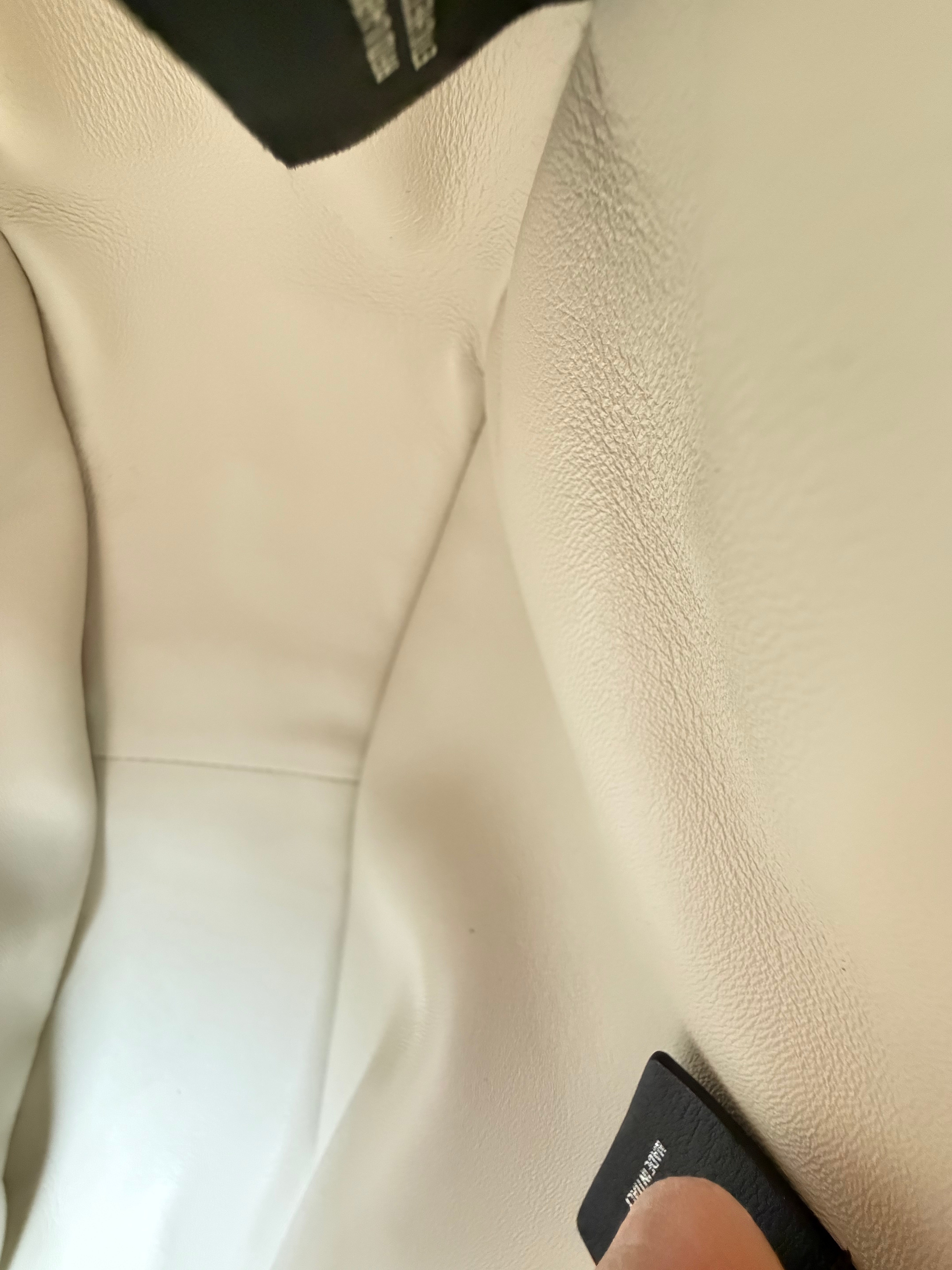 Fendi Fendigraphy Edizione Limitata in pelliccia di visone bianco latte misura small