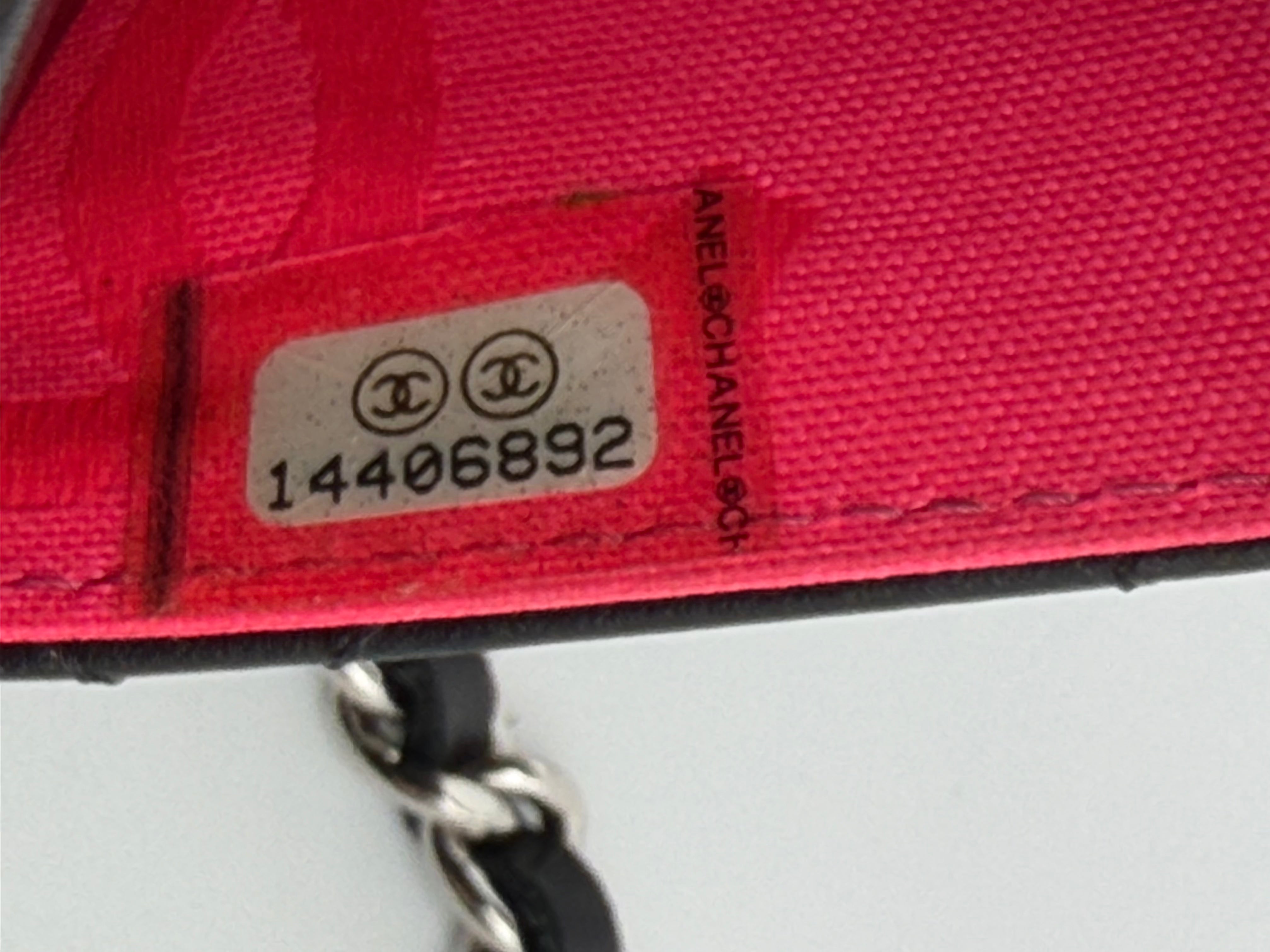 Chanel Cambon Wallet on Chain Cambon Ligne collection in black lambskin