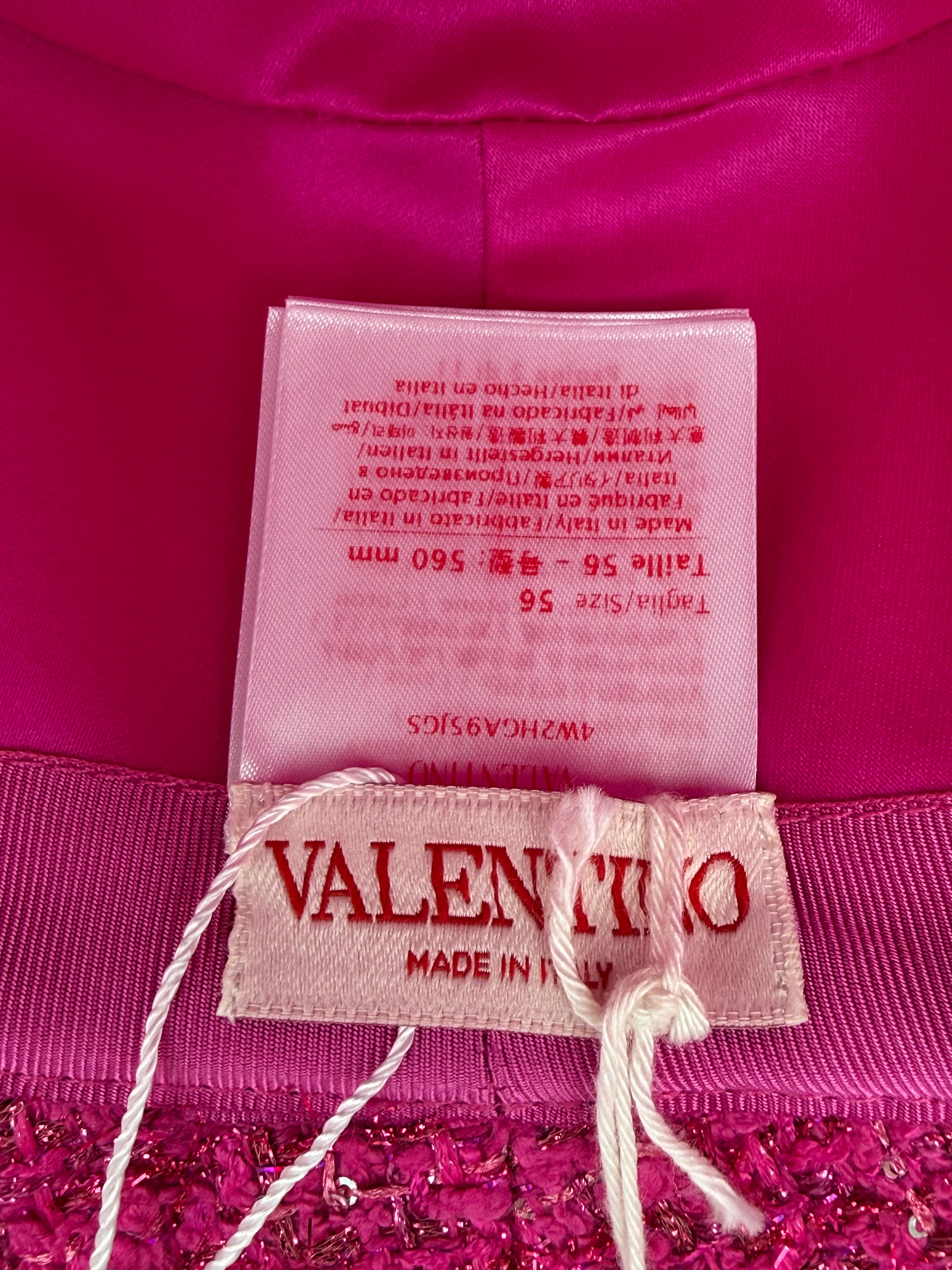 Valentino Garavani Cappello a secchiello in lana rosa