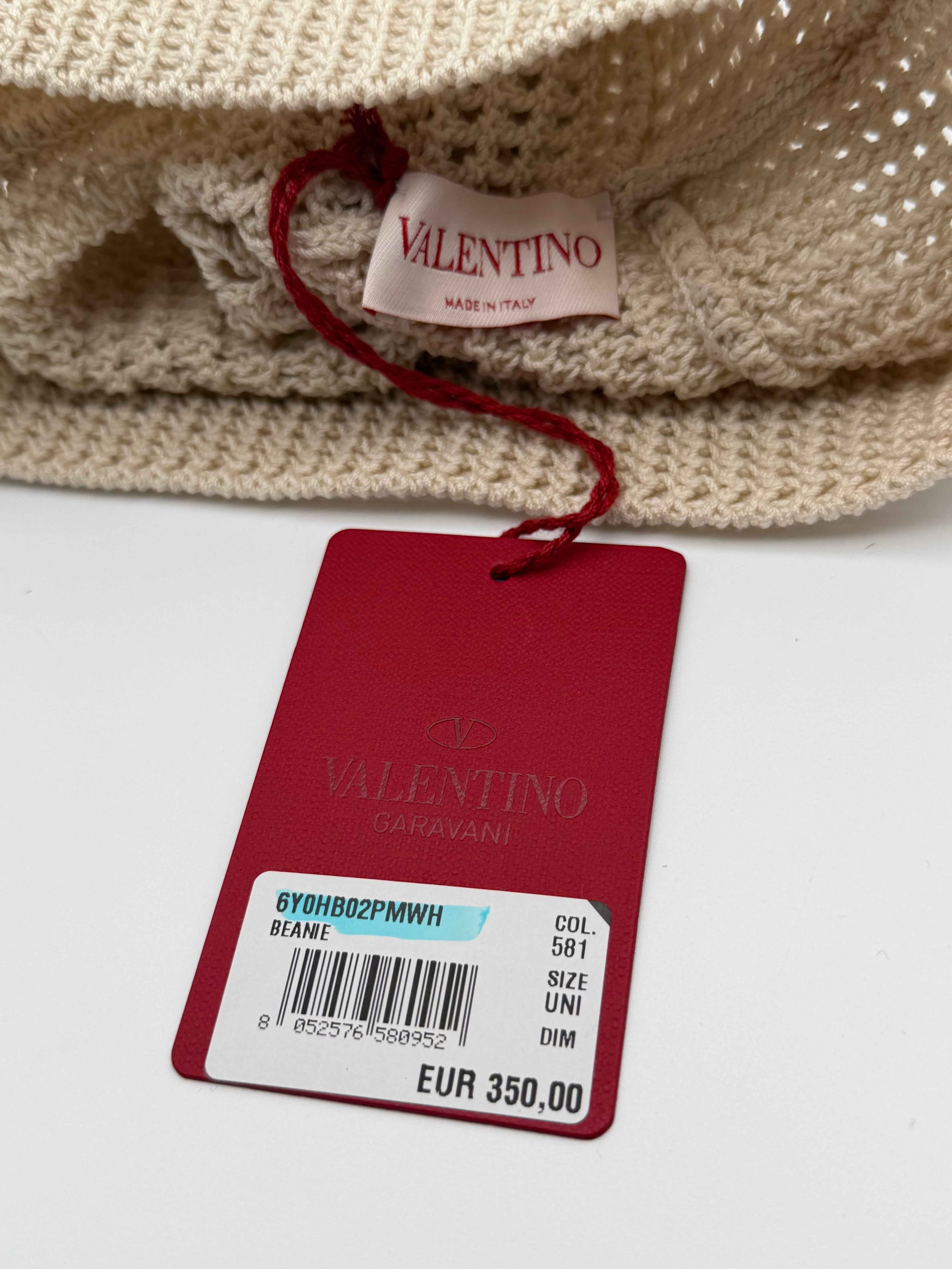Valentino Garavani Papalina estiva in cotone beige