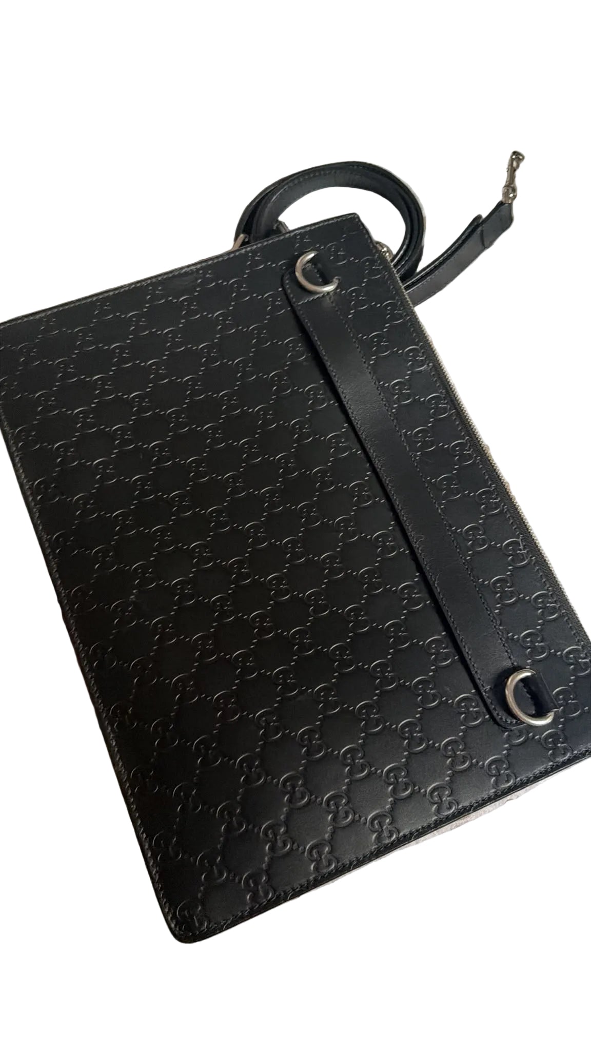 GUCCI IN PELLE GUCCISSIMA CON TRACOLLA